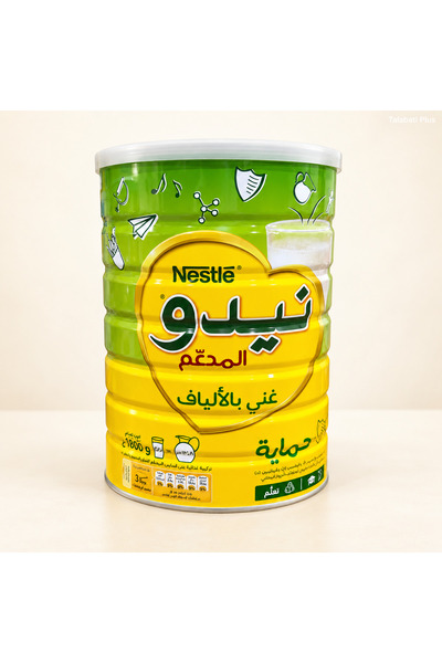 Nestle حليب نيدو المدعّم الغني بالألياف – ١٨٠٠ غرام