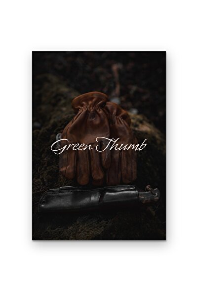 OEM Poster Decorativ De Perete Deget Verde, Design Minimalist, Carton 250g, A4