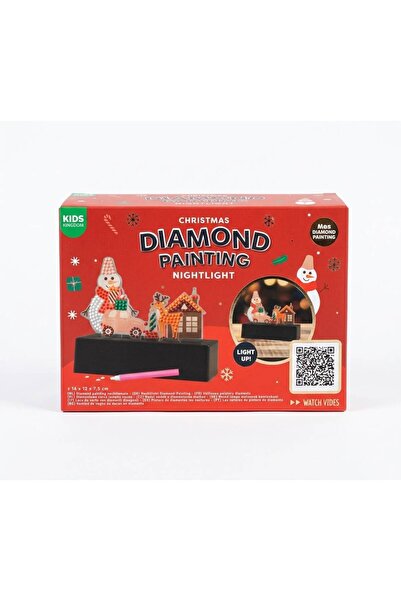 Kids Kingdom Διαμαντοζωγραφική Κινγκντούμ Παιδικό Καταστάδιο, Φωτάκι νυκτός L...