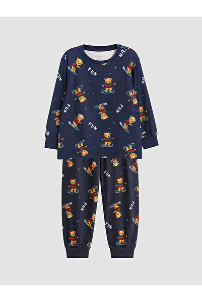 LC Waikiki Esvab • Modern & Distinctive Zero Roba Collar Boys' Pajama Set