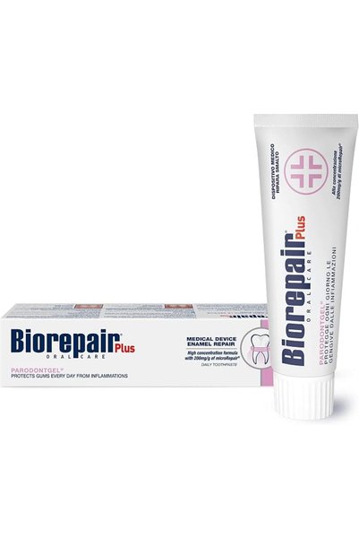 Biorepair Plus Parodontgel 75ml - Gel Gum Protection - Ginger Flavor - Pack of 1