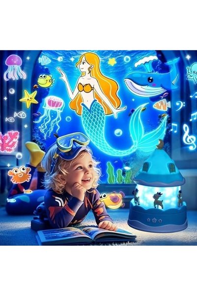 KASTWAVE جهاز عرض ضوئي ليلي للأطفال، يعرض 21 فيلمًا، جهاز عرض النجوم بزاوية 3...