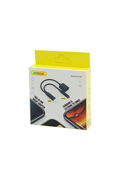 Andowl Έξυπνος Αντάπτορας Lightning σε AUX 3.5mm και Lightning AN-Q-A187