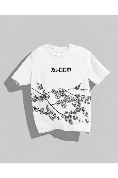 Nulivez Sakura Haruno Naruto Oversized T-Shirt - Floral Pattern Unisex Anime ...