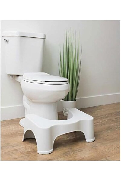 co arma Healthy Bathroom Stool for Feet to Facilitate Bowel Movement (White)