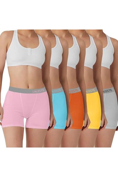 GENERAL LALESTE Cotton Boxer Briefs for Women 3" Inseam Anti Chafing Boy Shor...