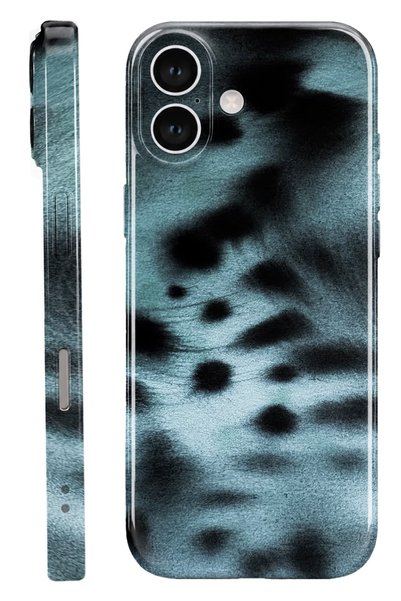 WANNA PROTECT iPhone 16 Nocturne Protect Slim Parlak Tam Kaplayan Baskı Kamer...