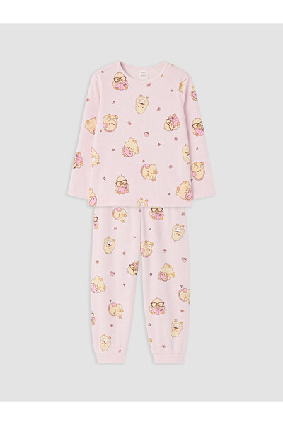 LC Waikiki Esvab • Modern & Distinctive Zero Roba Collar Girls' Pajama Set