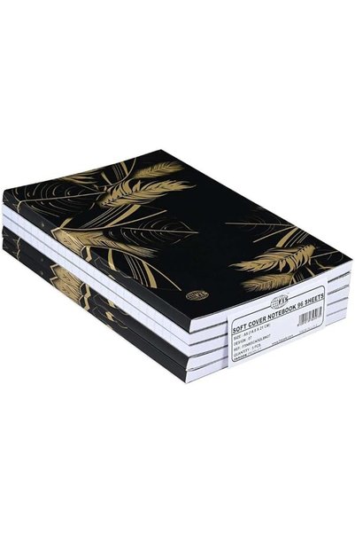 Fishbender FIS® Notebook Soft Cover, A5 Size(14.8x21cm), 2 Quire, 192 Pages, ...