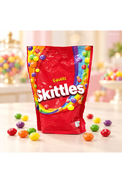 Skittles حلوى سكيتلز بنكهة الفواكه – ١٣٦ جرام