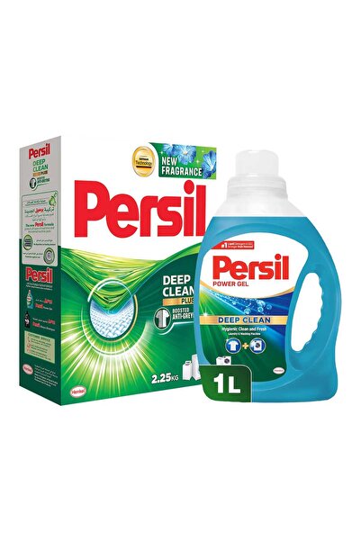 Persil Deep Clean Washing Powder Green 2.25 kg + Power Gel 1 Litre