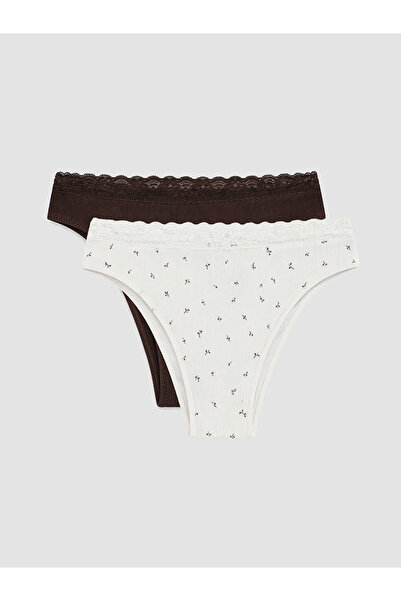 LC Waikiki Esvab • Modern & Distinctive Printed Brazilian Panties, Pack of 2