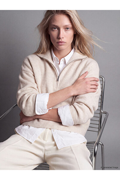 LC Waikiki Esvab • Modern & Distinctive Devrik Roba Collar Women's Knitwear S...