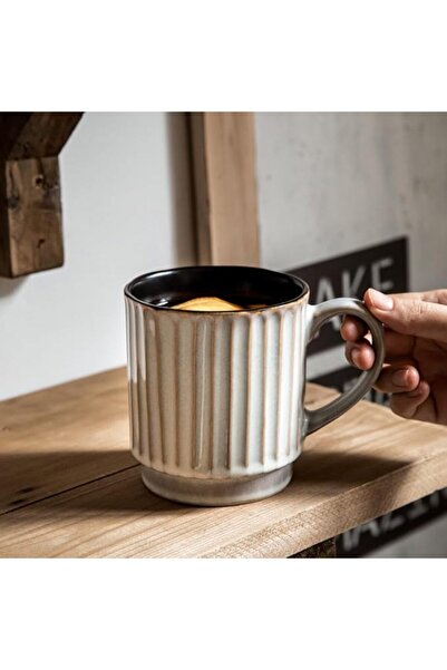 CozyNook Ceramic Coffee Mug Set of 2 – 350ml Large Coffee Cups with Handle – ...