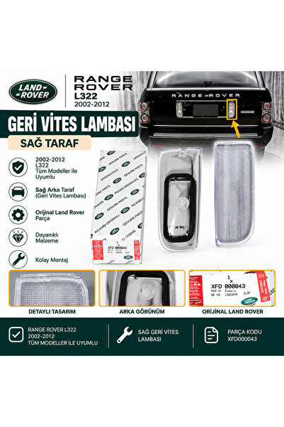 Range Rover L322 Sağ Geri Vites Lambası 2002-2012 XFD000043