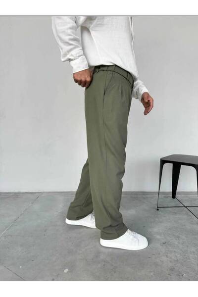 More Black Baggy fabric trousers
