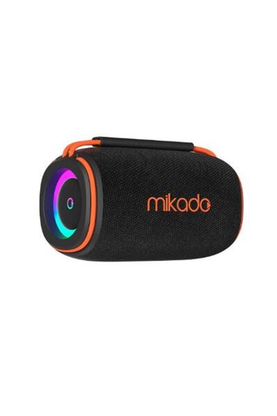 Mikado MD-31BT Siyah IPX6 15W RGB Işıklı 2400mAh TF KART+USB Destekli Bluetoo...