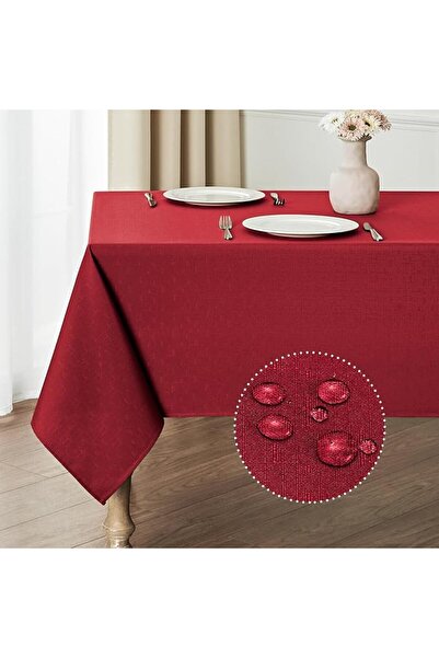 GENERAL Veblandy Faux Linen Rectangle Tablecloth Waterproof 52x70 inch Table ...