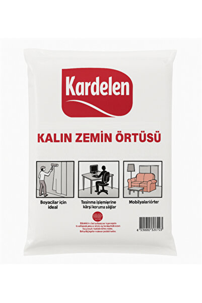 Kardelen Lüx Kalın Zemin Örtüsü Boya ve Tadilat Örtüsü 32 m²