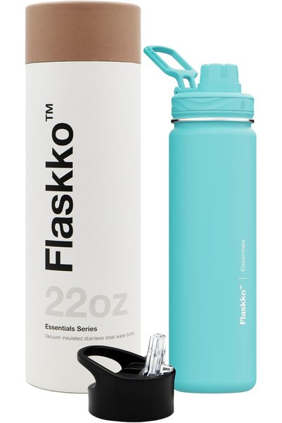 Generic Insulated Sports Water Bottle - Stainless Steel Thermos, Leakproof Fl...