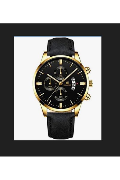zerzembe Black Dial Black Strap Wristwatch - Roman Numerals - Decorative Dial...
