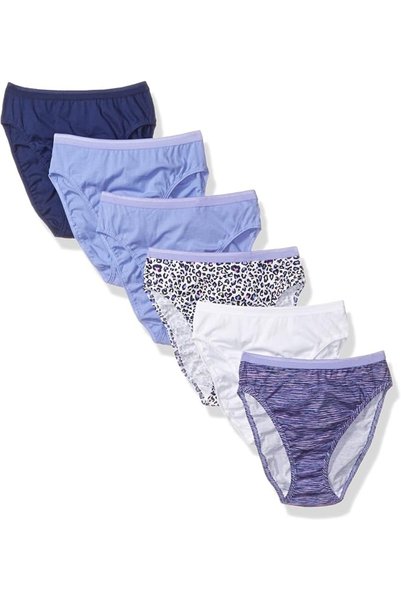 Fruit of the loom ملابس داخلية نسائية مرنة من فيت فور مي، حزمة متعددة من المل...