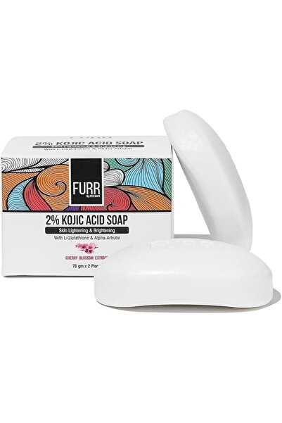 Furr 2% Kojic Acid Soap with Glutathione & Alpha-Arbutin for Skin Lightening ...