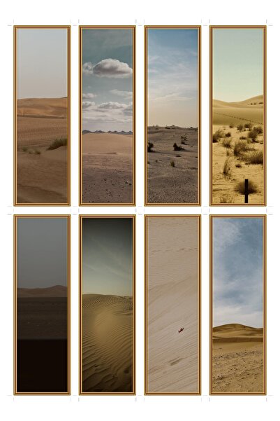 OEM Set 8 Semne de Carte cu Tematica Intindere de Desert cu Nisip, Design Ele...