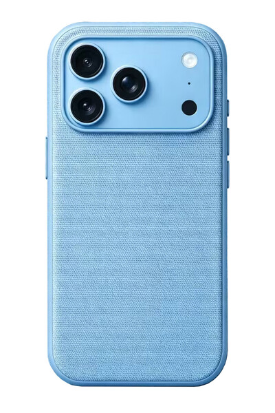 Unipha Husa de protectie Woven TechCraft MagCase pentru Apple iPhone 18 Pro Max, Albastru deschis