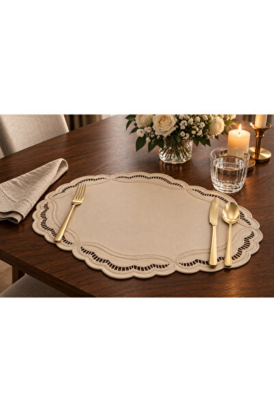 SİHOME Deri Amerikan Servis 47X38 cm – Premium Görünüm, Geniş ve Kullanışlı T...