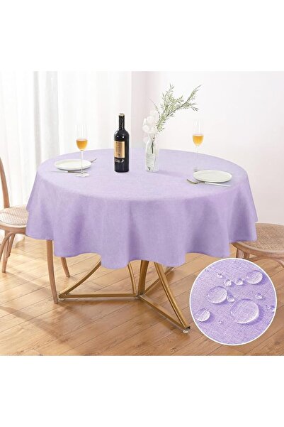 GENERAL AUSSPVOCT Textured Linen Tablecloth Rectangle 52x70 Waterproof Spill-...