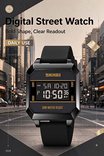 Skmei Multifunctional Business Travel Leisure Watch Chronograph Alarm Clock C...