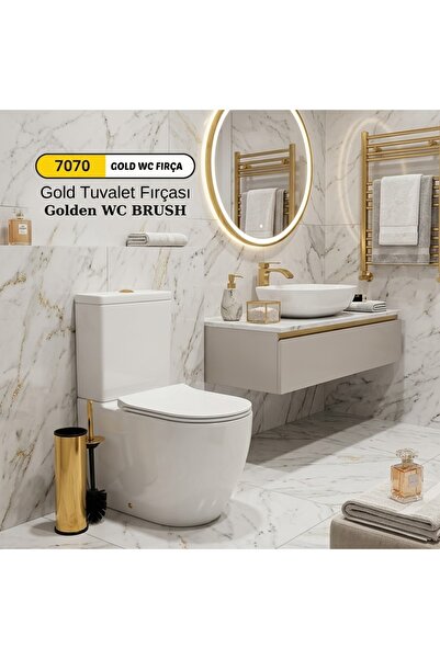 Tuvalet fırçası gold