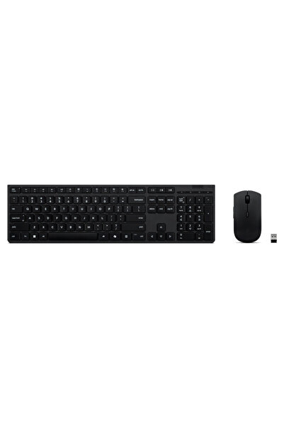 Profesyonel Kablosuz Şarj Edilebilir Klavye ve Mouse Seti İngilizce 4X31R64351