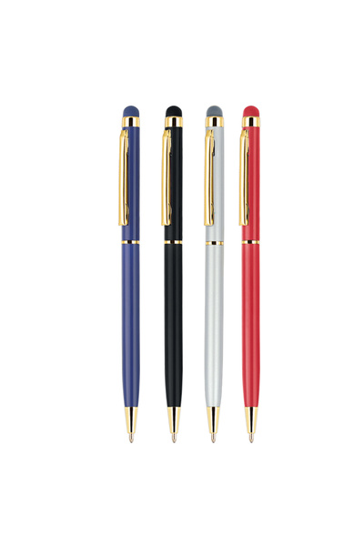 Siyah Lale Metal Ballpoint Pen 100 Pieces Without Printing -