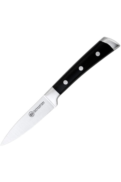 Carl Schmidt Sohn Cuțit de curățat Herne, 038021, 9 cm, mâner negru, cutie cadou