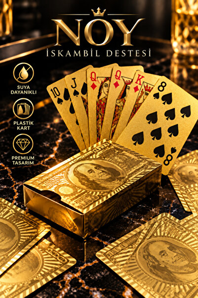NOY İskambil Kağıdı Kart Oyunları Gold Detay