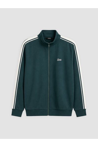 LC Waikiki Men's Regular Fit Zip-Up Zippered with Stand Collar