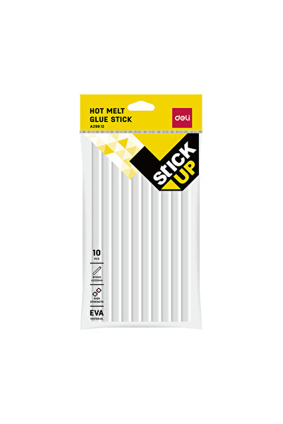 Deli ΚΟΛΛΑ ΣΙΛΙΚΟΝΗΣ ΣΕ ΣΦΑΙΡΙΔΙΑ Φ11x200mm 10 ΤΕΜΑΧΙΑ ΑΥΤΟΚΟΛΛΗΤΑ ΔΙΑΦΑΝΗ