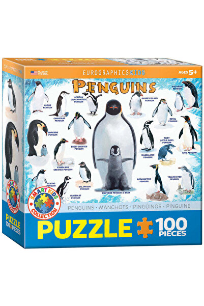 Eurographics Penguins 100-Piece Jigsaw Puzzle, Kids Educational Puzzle