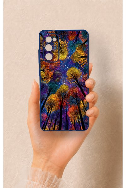 Vip Case Samsung S20Fe Compatible Colorful Sky Pattern Silicone Case
