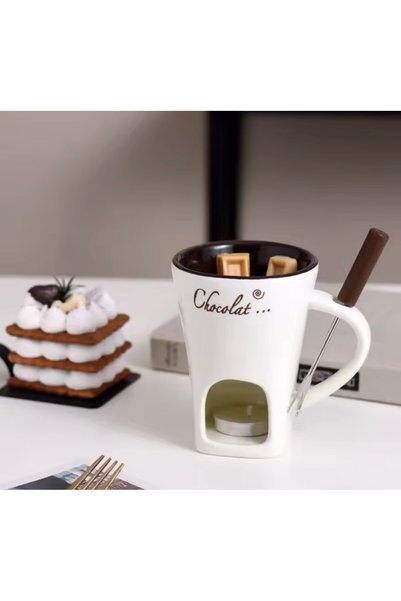Generic Brand اكواب تسخين بالشموع للشوكولاته والزبدة وغيرها