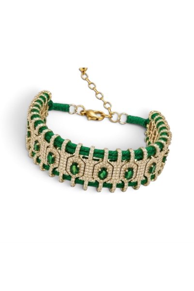 neslyaccessories Jewel sparkling string bracelet