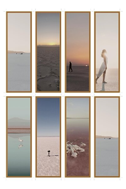 OEM Set 8 Semne de Carte Dimineti pe Terenul Salin, Design Elegant, Carton Pr...