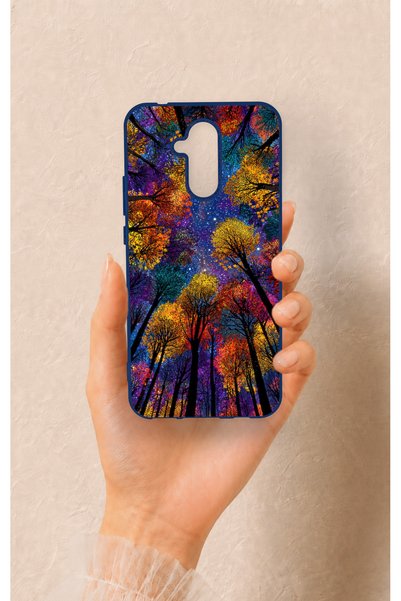 Vip Case Huawei Mate 20 Lite Compatible Colorful Sky Pattern Silicone Case