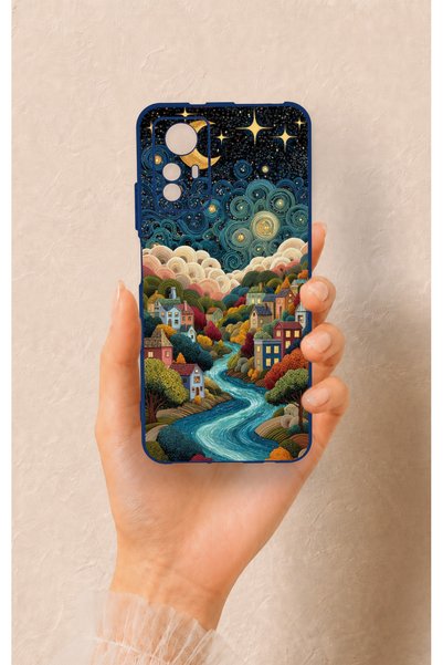 Vip Case Redmi Note 12S Compatible Night Tale Patterned Silicone Case