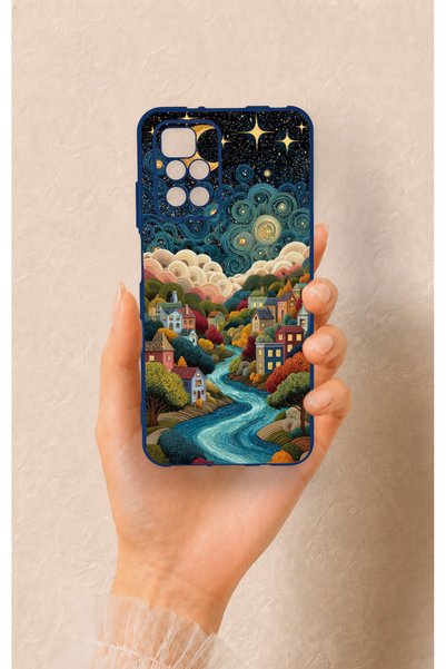 Vip Case Redmi 10 2022 Compatible Night Tale Patterned Silicone Case