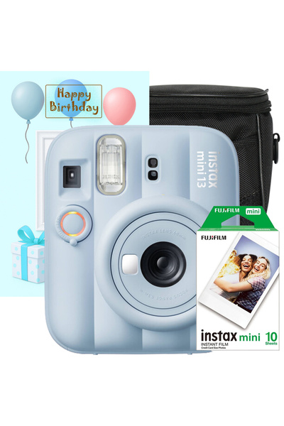 Fujifilm instax mini 13 Подаръчен комплект с филм, калъф и картичка за рожден...