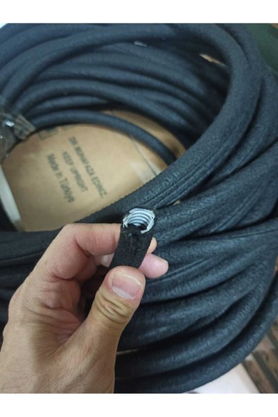 Redno 10mm Yalıtımlı Yarıklı Kablo Kanalı Spiral Hortum İzalasyonlu 2 metre