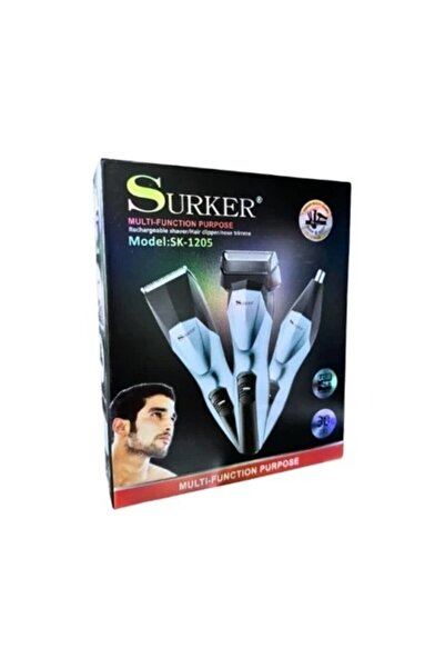 surker Trimmer pentru păr, bărbierit și barbă cu baterie SK-1205
